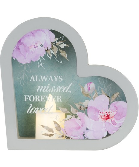 Always-Heart Shadow Box Lantern